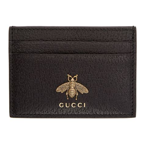 gucci card holder with bee|12 Best Gucci Cardholders To Solve Your Storage Needs.